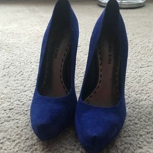 Royal blue heels